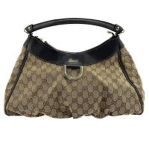 Gucci Abbey Handbag Beige Cream